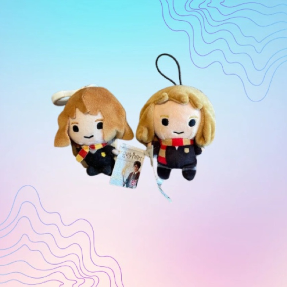 HARRY POTTER Hermione Plush Keychains (Set of 2)